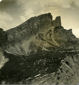 Switzerland Gemmi Pass Old NPG Stereo Photo 1900