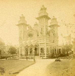 France Paris World Fair Palace of Bolivia Old Stereo Photo LL 1889