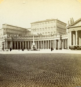 Italy Rome Roma Vatican Old Stereoview Photo Jarvis & Underwood 1900