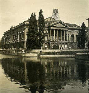 Belgium Ghent Gent Palace of Justice Old NPG Stereoview Photo 1900's