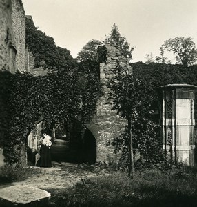 Belgium Ghent Gent Ruins of St. Bavon Abbey Old NPG Stereoview Photo 1900's