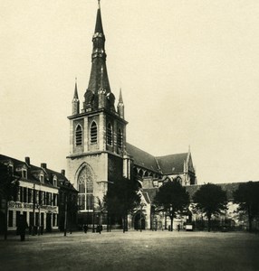 Belgium Liege St Paul Church Old NPG Stereoview Photo 1900's