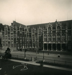 Belgium Liege Government Palace Old NPG Stereoview Photo 1900's