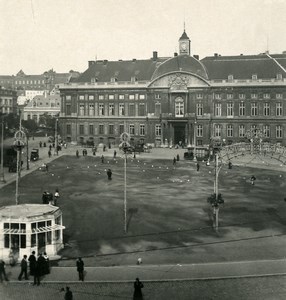 Belgium Liege Lambert Place Old NPG Stereoview Photo 1900's