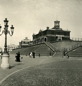 Belgium Ostend Oostende the Royal Chalet Old NPG Stereoview Photo 1900's