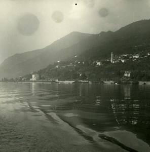 Italy Lake Maggiore Barbè Superiore Old Possemiers Stereoview Photo 1900