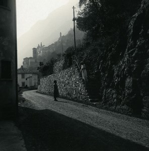 Italy Lake Lugano Albogasio Old Possemiers Stereoview Photo 1900