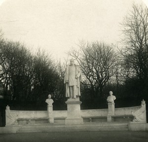 Germany Berlin Siegesallee Kaiser Wilhem I Statue Old Stereoview Photo NPG 1900