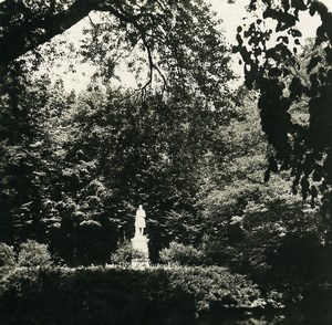 Germany Berlin Tiergarten Statue Friedrich Wilhelm III Stereoview Photo NPG 1900