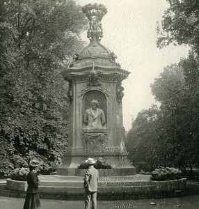 Berlin Tiergarten Beethoven-Haydn-Mozart Memorial Stereoview Photo NPG 1900