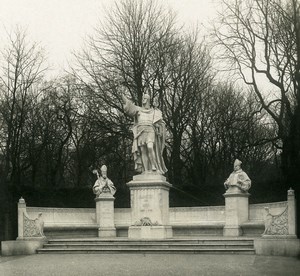 Germany Berlin Siegesallee Albrecht der Bär Monument Stereoview Photo NPG 1900