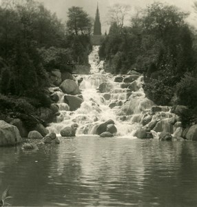 Germany Berlin Victoria park Viktoriapark Old Stereoview Photo NPG 1900