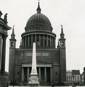 Germany Potsdam Kirche St. Nikolai Church Old Stereoview Photo NPG 1900