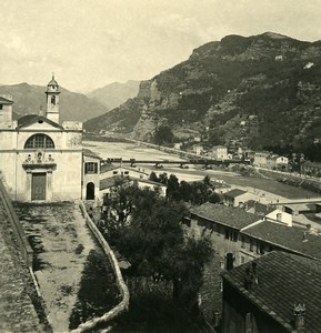 Italy Ventimiglia Vintimille La Roja View Old Stereoview photo NPG 1900