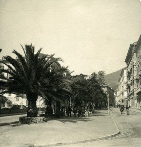 Italy Sanremo Via Umberto Old Stereoview photo NPG 1900