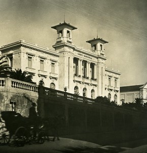 Italy Sanremo Municipal Casino Old Stereoview photo NPG 1900