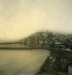 Italy Porto Maurizio panorama Old Stereoview photo NPG 1900