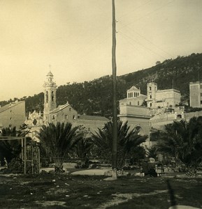 Italy Finalmarina I Villini Old Stereoview photo NPG 1900