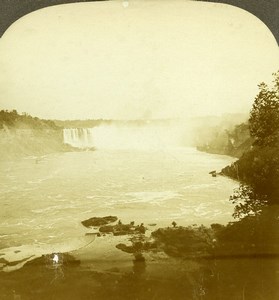 Canada Niagara Falls Old Milford Wright Excelsior Stereoview Photo 1900