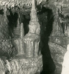 Germany Bavaria Streitberg Binghöhle Bing Cave Old NPG Stereoview Photo 1906 #3