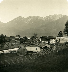 Germany Bavarian Alps Wallgau Karwendel Old NPG Stereoview Photo 1906