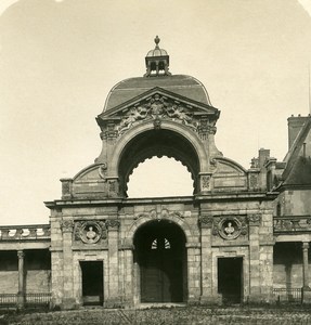 France Fontainebleau Castle Baptistry Old NPG Stereoview Photo 1900