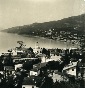 Russia Crimea Yalta Jalta panorama Old NPG Stereo Photo 1900