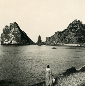 Russia Crimea Seaside Ai-Tanda Old NPG Stereo Photo 1900