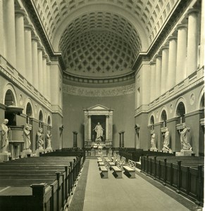 Denmark Copenhagen Vor Frue Kirke Church Interior Old NPG Stereo Photo 1900