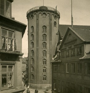 Denmark Copenhagen Rundetaarn Round Tower Old NPG Stereo Photo 1900