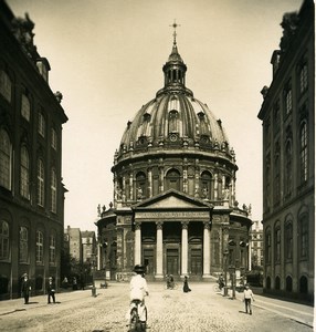 Denmark Copenhagen Frederik's Church Old NPG Stereo Photo 1900