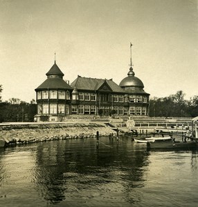 Denmark Copenhagen Langelinie Pavilion Old NPG Stereo Photo 1900