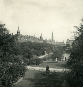 Denmark Copenhagen Aborreparken Park Old NPG Stereo Photo 1900