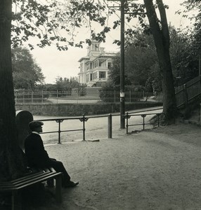 Denmark Copenhagen Hvidore House Castle Old NPG Stereo Photo 1900