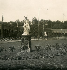 Denmark Copenhagen Tivoli Gardens Statue Old NPG Stereo Photo 1900