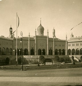 Denmark Copenhagen Tivoli Gardens Bazar Old NPG Stereo Photo 1900