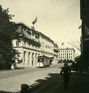 Sweden Gothenburg Göteborg Palace Hotel Old NPG Stereo Photo 1900