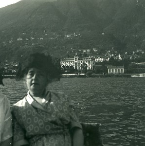 Switzerland Lake Maggiore Locarno Hotel Reber Orselina Possemier Stereoview 1900