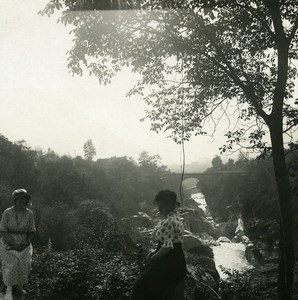 Switzerland Valle Maggia Ponte Brolla Old Possemiers Stereoview Photo 1900