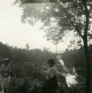 Switzerland Valle Maggia Ponte Brolla Old Possemiers Stereoview Photo 1900