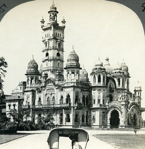 India Baroda Vadodara Laxmi Vilas Palace Old Stereoview Photo Keystone 1900