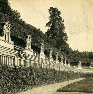 Italy Florence Firenze Boboli garden Amphitheatre Old Stereoview Photo SIP 1900