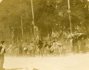 Bagneres de Bigorre Young Guides Regiment Scouting Amateur Stereoview Photo 1900