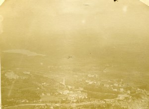 France Lourdes panorama Old Amateur Stereoview Photo 1900