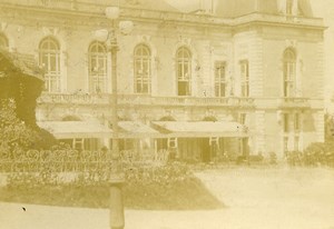 France Bagneres de Bigorre Casino des Thermes Old Amateur Stereoview Photo 1900