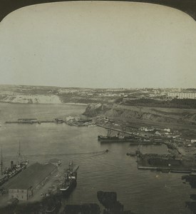 Algeria Oran Fort Santa Cruz Panorama Old Stereo Photo Stereoview HC White 1900