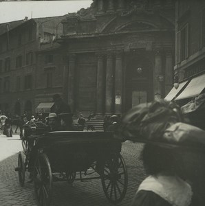 Italy Rome Santa Maria della Pace Place Old Possemiers Stereoview Photo 1910