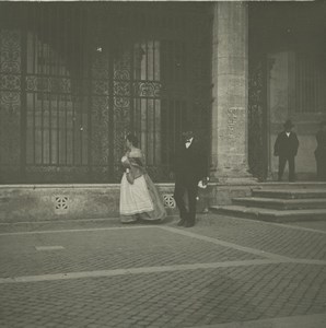 Italy Rome Roman Fashion Old Possemiers Stereoview Photo 1910