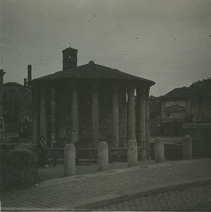 Italy Rome Temple of Vespa Old Possemiers Stereoview Photo 1910