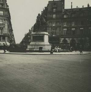 France Paris Place des Victoires Old Possemiers Stereoview Photo 1920